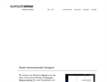 Tablet Screenshot of burkhardtleitner.com